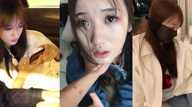 00后苗窕贫乳妹子让肥干爹道具玩弄骚穴1